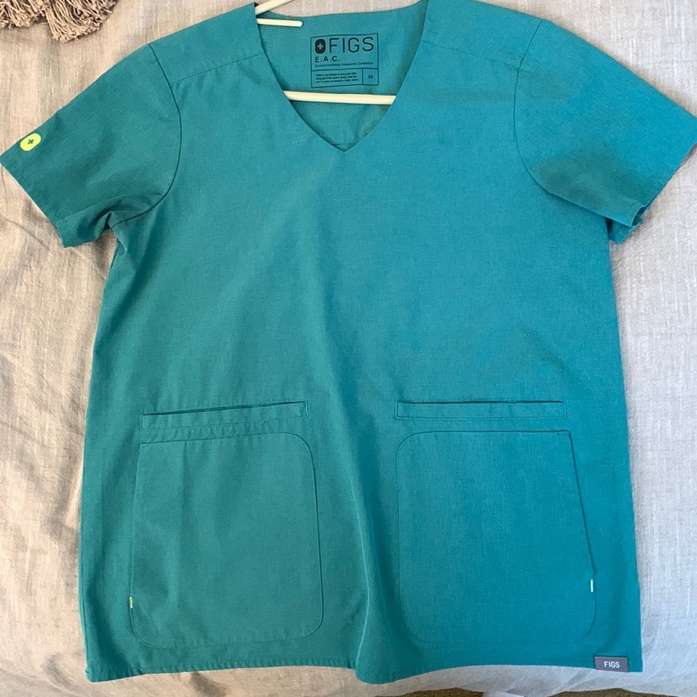 Figs LIMITED EDITION Teal scrub top